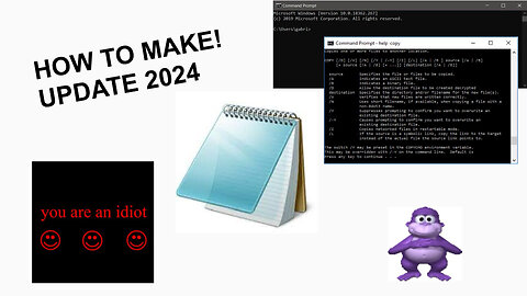 HOW TO MAKE YOUR OWN VIRUSES IN NOTEPAD [UPDATE 2024!]