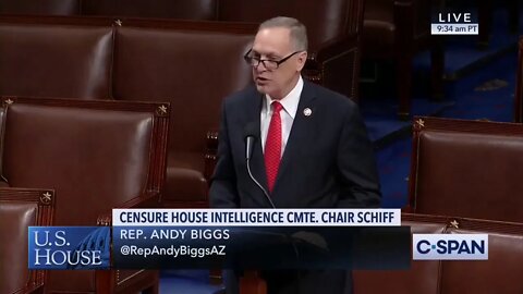 🔴👀🔴 Congressman Biggs Reads Adam Schiff-Censure Resolution