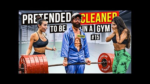 Elite Powerlifter Pretended to be a CLEANER | The Best GYM Prank Ever #Prank #gym ##fitness #viral