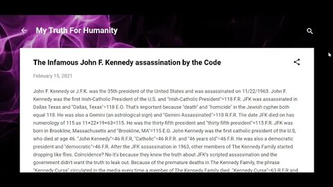 The Infamous JFK assassination #Gematria #Numerology #Truth #Kabbalah #JFK #falseflag #truthseekers