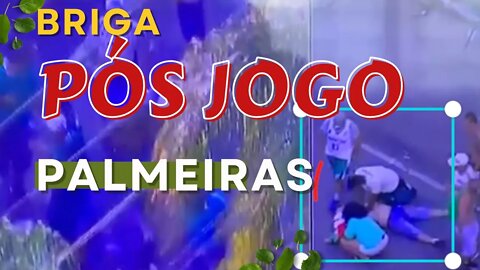 TORCIDA PALMEIRAS BRIGA PÓS JOGO HOJE'