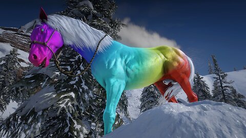 RDR 2 World's most expensive rainbow horse catched