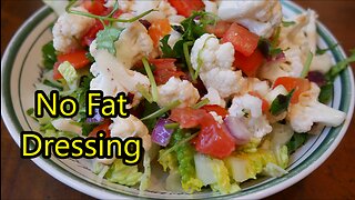 Cauliflower Ceviche Salad - No Fat Salad