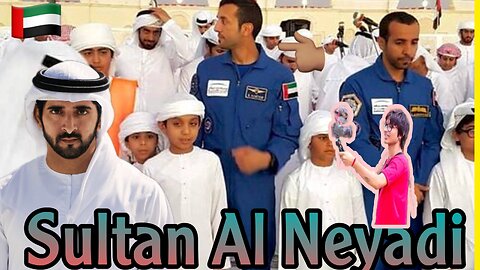 Sultan al neyadi drinking water/Sultan Al Neyadi/sultan/Sultan al neyadi homecoming