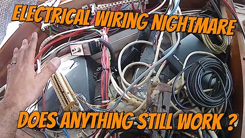 Electrical cabin work part1 #boat #diy #boating #yacht #restoration #ship #deck #boatrenovation