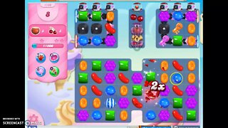 Candy Crush Level 1130 Audio Talkthrough, 1 Star 0 Boosters