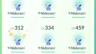 It's Lucky Nidoran all the way up