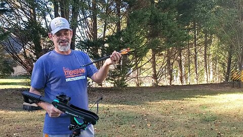 how to shoot the HookShot Crossbow at 10 yards