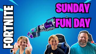 LIVE 🔴 FAMILY FORTNITE! SUNDAY FUN DAY!