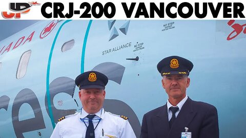 Piloting the Air Canada Exp CRJ into Vancouver | Cockpit Views