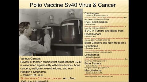 Merck Scientist Admits Polio Vaccine Caused Cancers