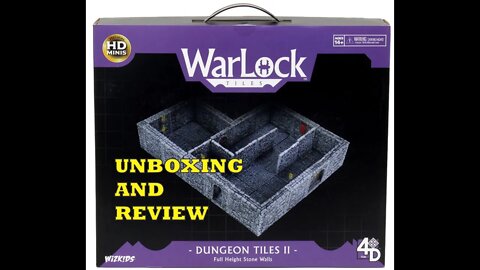 Warlock Tiles - Dungeon Tiles II - Unboxing and Review