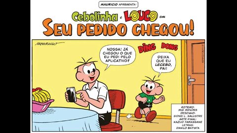 Cebolinha&Louco em-Seu pedido chegou! | Gibis do Rapha 2