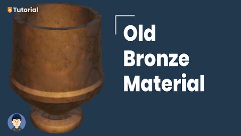 How to make an old bronze procedural material in Blender [3.2]