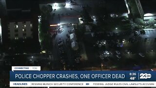 Police helicopter crashes in Newport Bay killing one officer