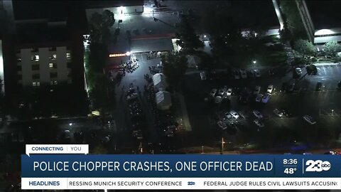 Police helicopter crashes in Newport Bay killing one officer