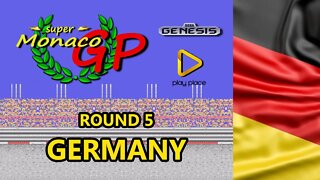 Super Monaco GP - Sega Genesis / Round 5 - West Germany GP - Team Bestowal