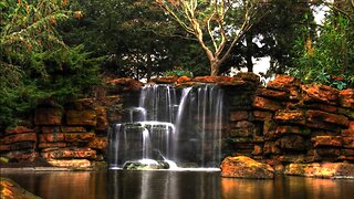 Healing Waters Calming Waterfall 💦 │ Relaxing Nature Sounds For Relaxing Atmosphere 😊