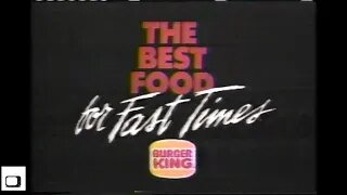 Burger King Commercial (1987)