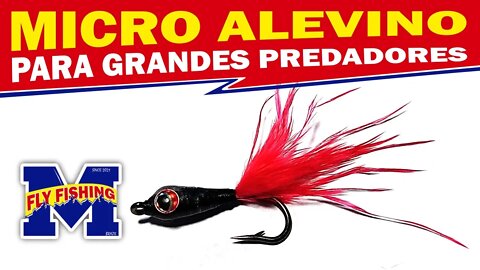 tying bait pattern allevyn micro minnow best bait streamer fish bait M FLY FISHING PESCA COM MOSCA