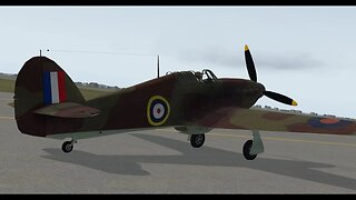 Hawker Hurricane Liverpool to Blackpool.