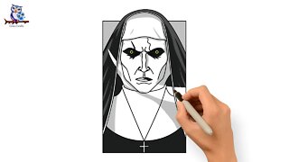 How To Draw Valak The Nun 2 - Tutorial