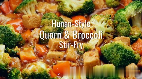 Keto Hunan-Style Quorn and Broccoli Stir-Fry | Flavorful Low-Carb Dish