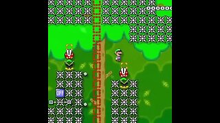 Speeding on Piranha Plants clip #mariomaker2 #nintendo #smm2