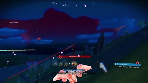 Running in place (No Man's Sky)