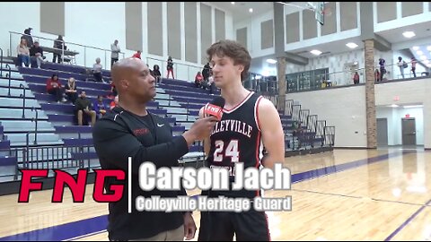 Colleyville Heritage Guard Carson Jach after 43 37 Win Over Denton