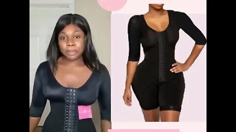 2021 Pure Color Zipper Fajas Shapewear Breasted Body Shaper | Link in the description 👇 to BUY