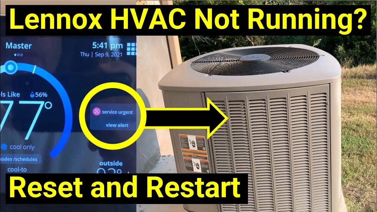 Lennox How to Reset Your HVAC Air Conditioner Heater Clear