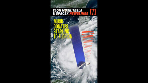 Musk donates Starlink to FL Hurricane rescue