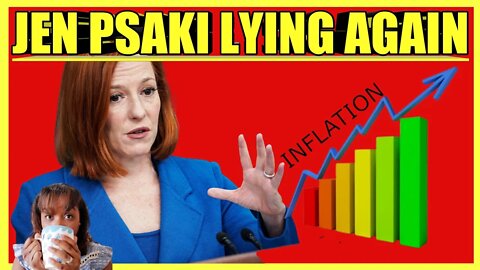 Jen Psaki LIES About INFLATION (clip)