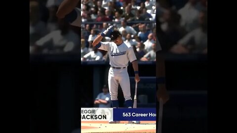 MLB The Show 22 Reggie Jackson Homerun Derby #shorts