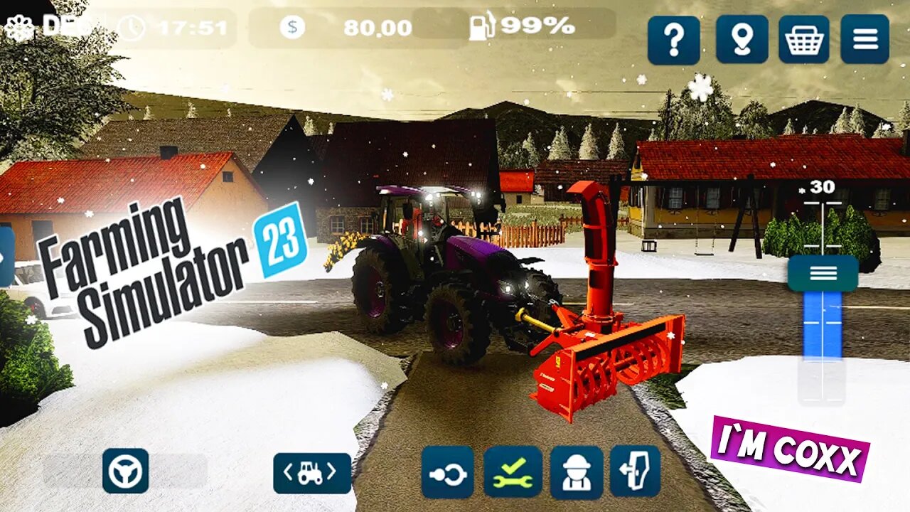 Farming Simulator 23 ❄️Snow ❄️ Farming Simulator 23 Android Gameplay 🚜  Fs23 Android & IOS 🚜 Fs23 🚜