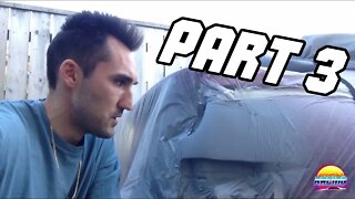 300zx Rear Quarter Dent Fix Part 3 - Sanding, Filling, Sanding, Filling