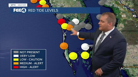 Red Tide Forecast for March 31st