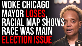 Woke Chicago Mayor LOSES, Racial Map Shows Race Was The Only Thing That Mattered In Election