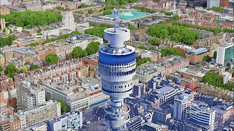 The BT Tower is a communications tower in Fitzrovia, London, England