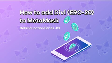 How to add Divi (ERC-20) to MetaMask