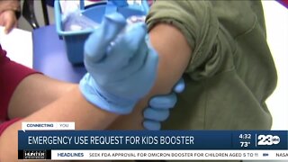 Pfizer and Biontech submit request to FDA for updated COVID booster shot for children