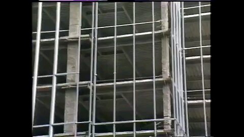 At time 2:03 seconds of the video, the engineer of the Twin Towers, approximately 20 years before