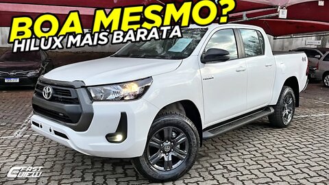 🤔😳 NOVA TOYOTA HILUX SR 4X4 2022 PRESTA? VERSÃO MAIS BARATA AGORA ESTÁ MELHOR EQUIPADA!