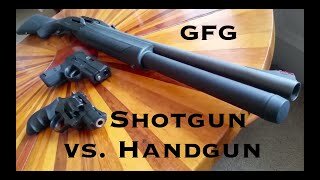 Shotgun vs Handgun for Home Defense