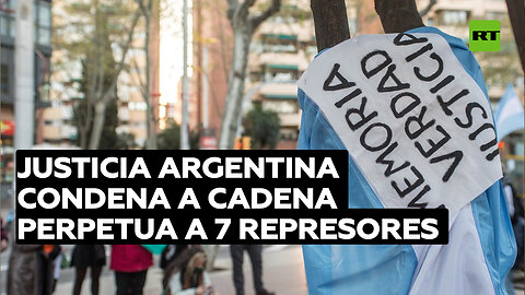 Justicia argentina condena a cadena perpetua a 7 represores en la denominada 'Megacausa III'