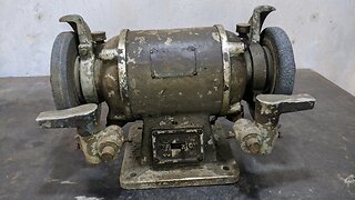 Very Old Bench Grinder Restoration