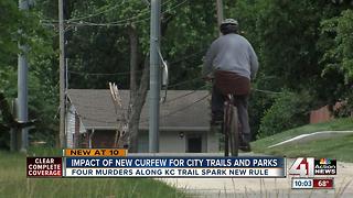 Impact of new curfew for Kansas City trails, parks