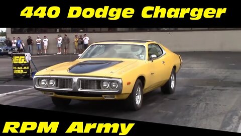 440 1974 Dodge Charger Drag Racing