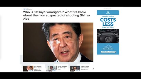 #SHINZOABE #ASSASSINATED AND WHAT WE KNOW ABOUT HIS KILLER SO FAR
